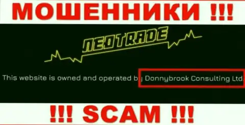 Руководством NeoTrade оказалась компания - Donnybrook Consulting Ltd