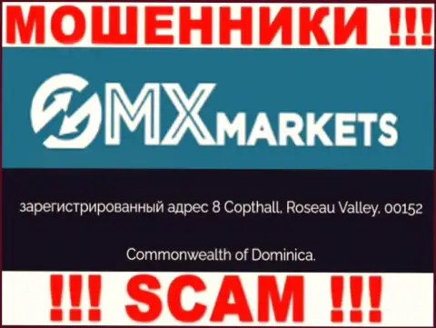 GMXMarkets - это ЛОХОТРОНЩИКИГМИксМаркетсСпрятались в офшорной зоне по адресу 8 Copthall, Roseau Valley, 00152 Commonwealth of Dominica