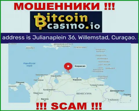 Будьте очень осторожны - организация BitcoinСasino Io скрылась в оффшоре по адресу Julianaplein 36, Willemstad, Curacao и обворовывает до последней копейки людей
