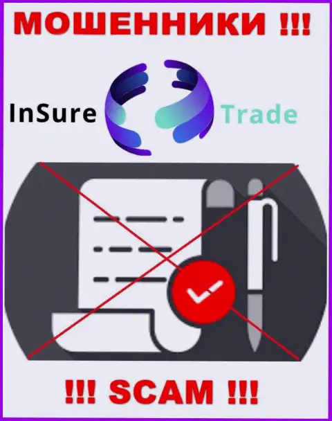 Доверять InSure-Trade Io крайне рискованно ! На своем онлайн-сервисе не размещают номер лицензии
