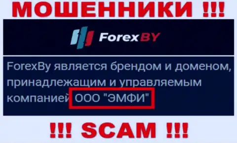 На официальном информационном ресурсе ForexBY Com говорится, что указанной организацией руководит ООО ЭМФИ