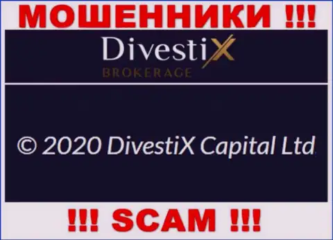 ДивестихБрокередж Ком вроде бы, как владеет контора DivestiX Capital Ltd