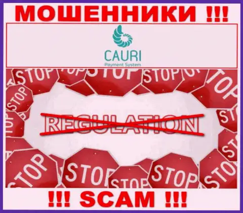 Регулятора у компании Cauri Com нет ! Не доверяйте указанным internet-ворюгам депозиты !!!