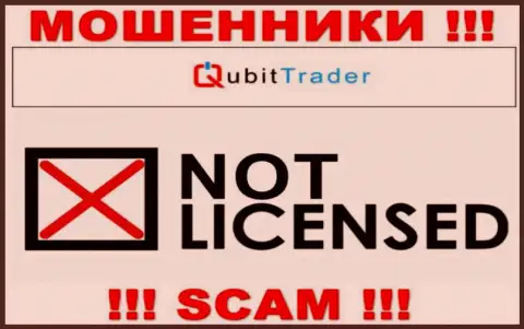 У ЖУЛИКОВ QubitTrader отсутствует лицензия - будьте очень внимательны !!! Лишают денег людей