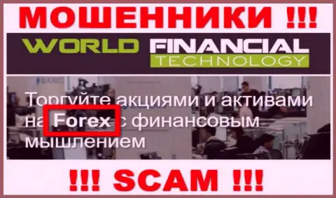 ВФТ Глобал - это интернет мошенники, их деятельность - FOREX, нацелена на воровство депозитов людей