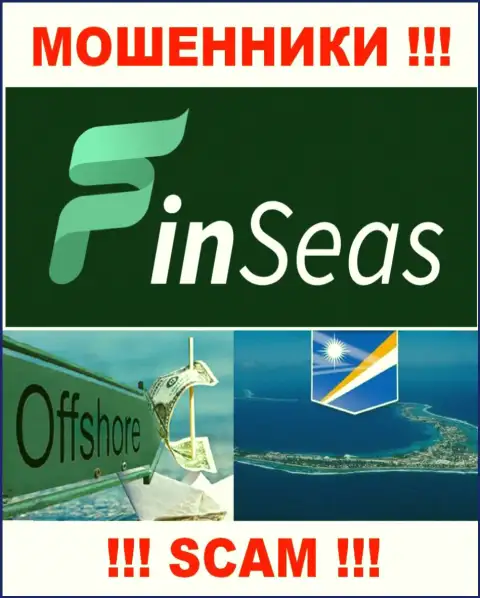 ФинСеас намеренно базируются в оффшоре на территории Marshall Island - это АФЕРИСТЫ !!!