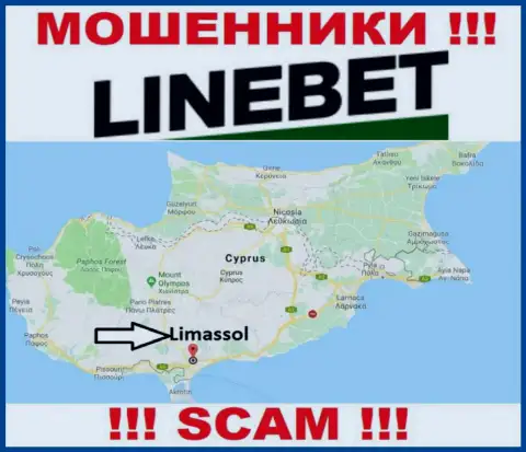 Базируются мошенники ЛинБет Ком в офшоре  - Cyprus, Limassol, будьте внимательны !
