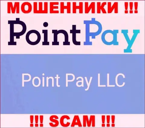 Юридическое лицо воров PointPay - это Поинт Пэй ЛЛК, сведения с сайта кидал