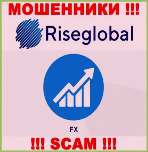 RiseGlobal Ltd не внушает доверия, FOREX - это то, чем заняты указанные интернет аферисты