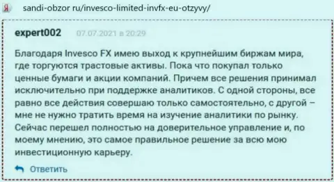 Отзывы биржевых игроков ИНВФИкс относительно деятельности указанной Forex организации на интернет-сервисе Sandi Obzor Ru