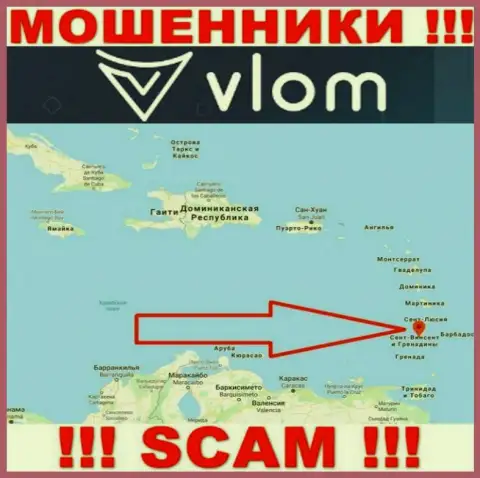 Контора Влом Ком - это internet-мошенники, находятся на территории Saint Vincent and the Grenadines, а это офшор