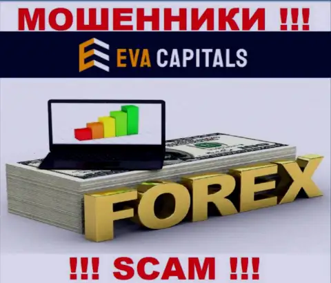 Forex - это именно то, чем занимаются махинаторы Eva Capitals