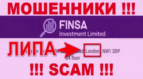 FinsaInvestmentLimited - МАХИНАТОРЫ, обманывающие людей, оффшорная юрисдикция у конторы фиктивная