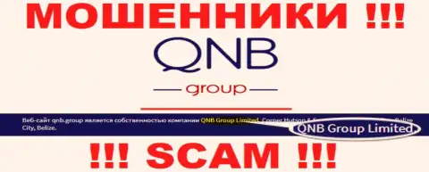 КьюНБ Групп Лтд - это компания, которая управляет internet кидалами QNB Group