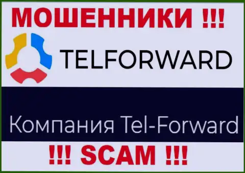 Юр лицо Tel Forward - это Tel-Forward, именно такую информацию расположили мошенники у себя на сайте