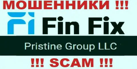 Юр. лицо, владеющее интернет мошенниками FinFix World - это Pristine Group LLC