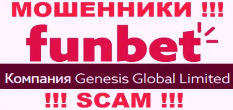 Инфа о юридическом лице компании Фан Бет, им является Genesis Global Limited