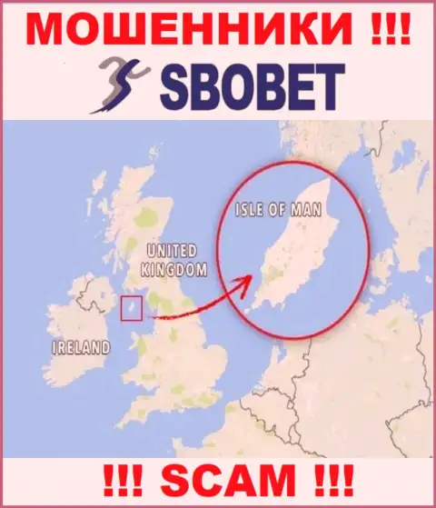 В компании SboBet абсолютно спокойно дурачат наивных людей, поскольку скрываются в офшоре на территории - Isle of Man