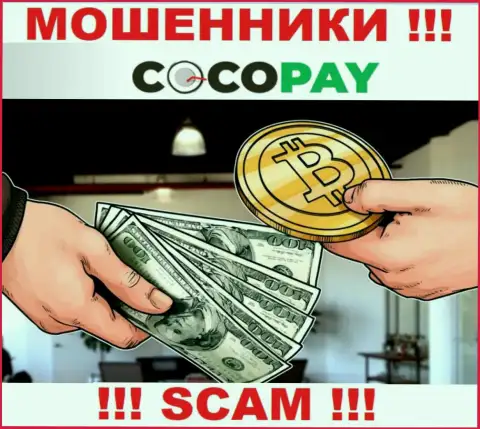 Не стоит доверять денежные средства Coco Pay, ведь их область деятельности, Обменка, ловушка