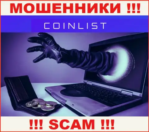 Не ведитесь на возможность заработать с интернет мошенниками CoinList Markets LLC - это замануха для наивных людей