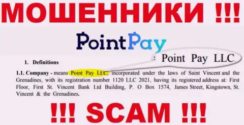 Point Pay LLC - это контора, владеющая internet шулерами Point Pay LLC