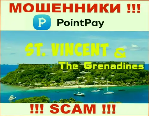 Поинт Пай указали на своем ресурсе свое место регистрации - на территории Kingstown, St. Vincent and the Grenadines