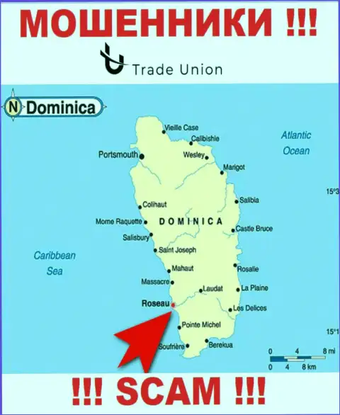 Содружество Доминики - здесь зарегистрирована компания Trade Union