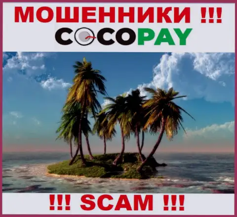 В случае отжатия Ваших финансовых активов в компании Coco Pay, подавать жалобу не на кого - инфы о юрисдикции найти не получилось